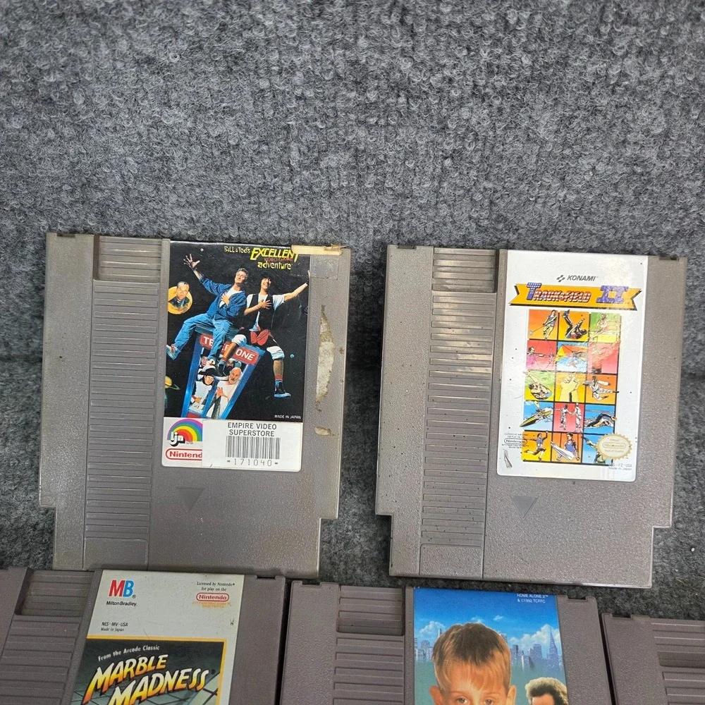 Nintendo NES Authentic‎ Lot of 12 Little Mermaid Faxandu Festers Quest and More